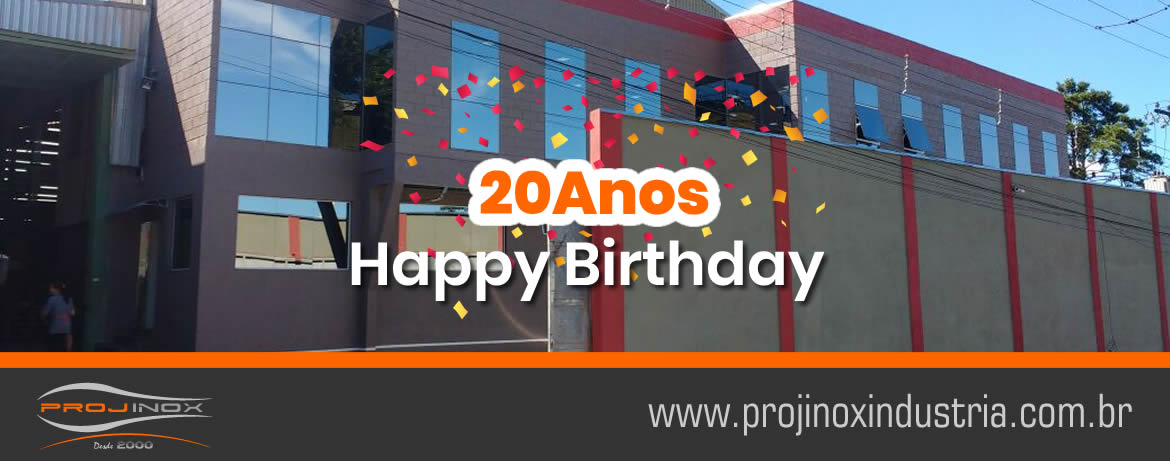 Projinox completa 20 anos de sua fundação