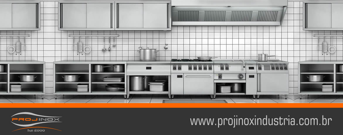 Projinox lança fogão inox para cozinha industrial